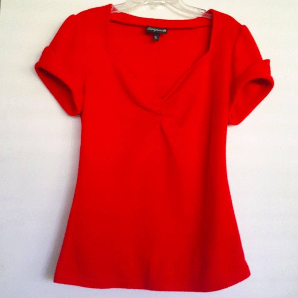 Sourpuss Red Sugar Sweater Top XL